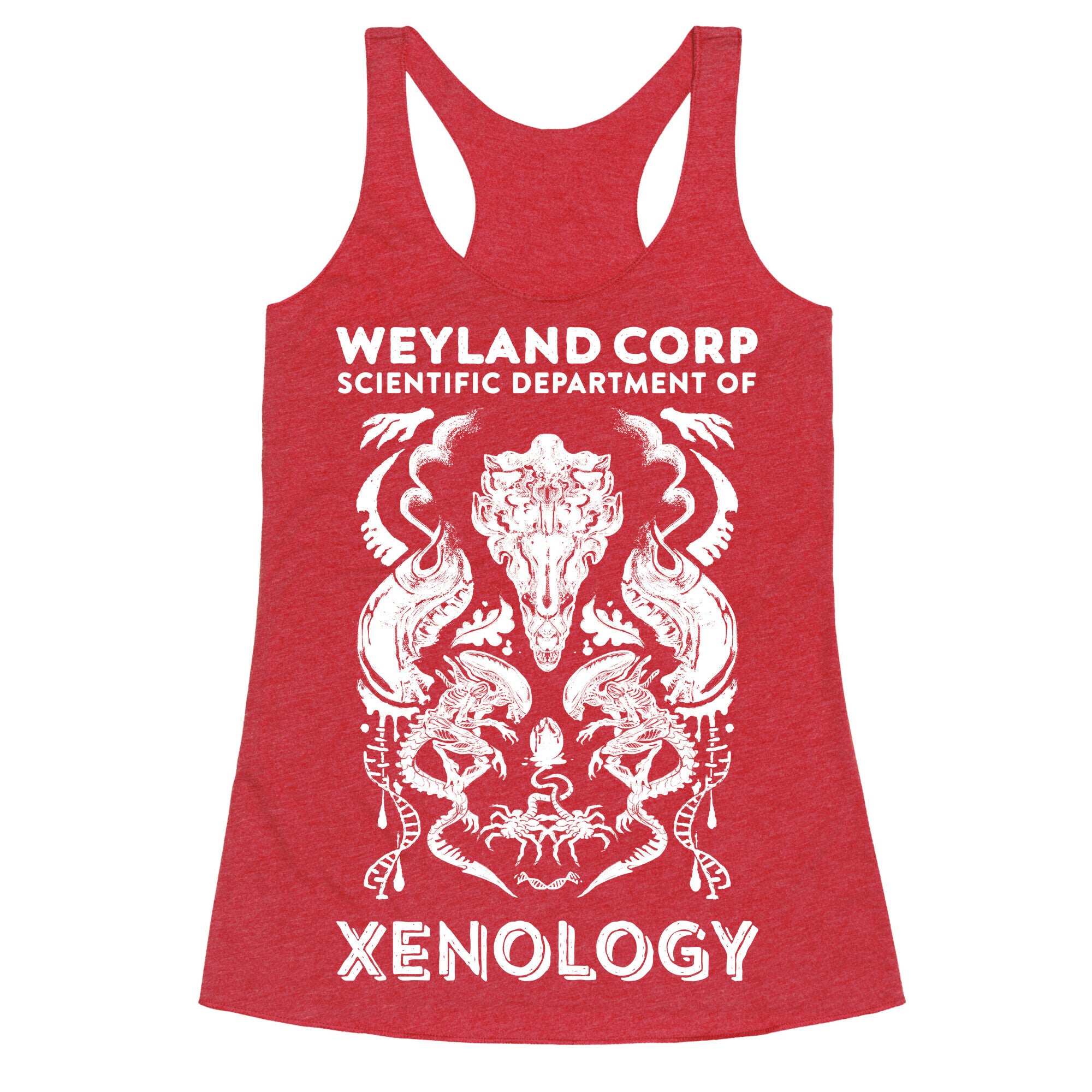 Weyland Corp Scientific Department Of Xenology Racerback Tank